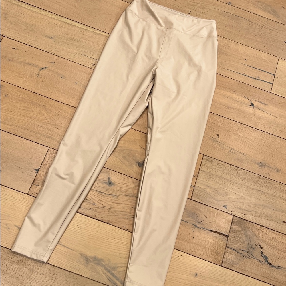 Aerie offline real luxe Beige High-Waisted Leggings, large